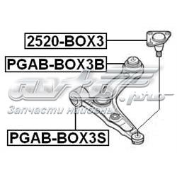 Сайлентблок переднего рычага PGABBOX3S Febest