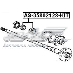 Задний подшипник Febest AS35802128KIT