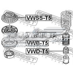 VWSHB-T5 Febest bota de proteção de amortecedor dianteiro