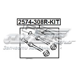 2574308RKIT Febest Направляющая суппорта заднего