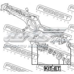 Подшипник задней ступицы KITET Febest