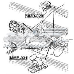 Coxim (suporte) traseiro de motor Mitsubishi Colt 5 CJA