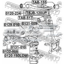 726850 Maxgear Bloco silencioso dianteiro do braço oscilante inferior