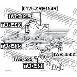 TAB525 Febest Сайлентблок задней поперечной тяги