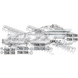 Подушка рамы (крепления кузова) Febest TSB158