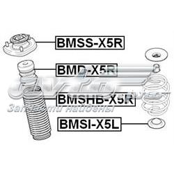 Проставка (резиновое кольцо) пружины задней, нижняя Febest BMSIX5L