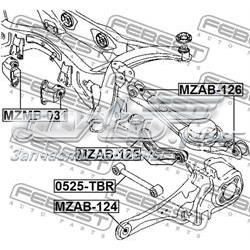 Bloco silencioso do pino de apoio traseiro para Mazda CX-9 (TB)