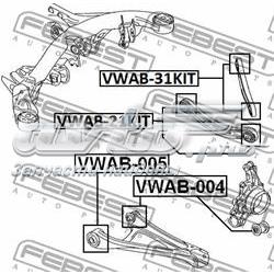 Сайлентблок заднего поперечного рычага VWAB31KIT Febest