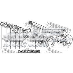 Подшипник полуоси заднего моста Febest DAC40902823KIT
