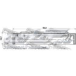 Сальник АКПП/КПП (выходного/вторичного вала) F4213 Musashi