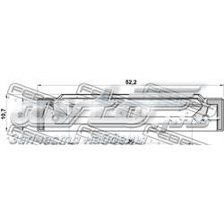 Сальник раздаточной коробки задний выходной Q3030196 Q-fix