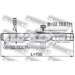 Привод правый Febest 0212B10ATRH