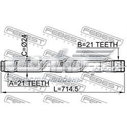 Привод правый Febest 0212QG15RH