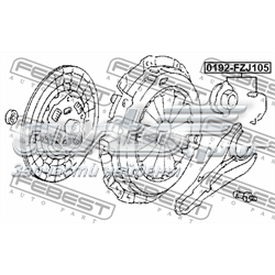 Подшипник сцепления выжимной Febest 0192FZJ105