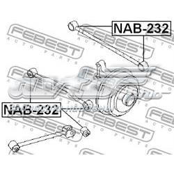 Сайлентблок заднего поперечного рычага NAB232 Febest