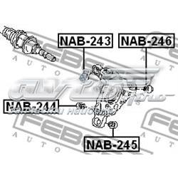 Сайлентблок цапфы задней NAB246 Febest