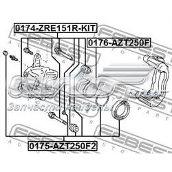 Купить 0176AZT250F Febest Поршень суппорта тормозного переднего