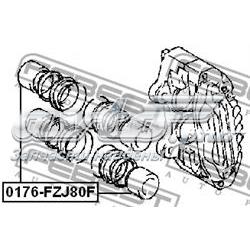 0176FZJ80F Febest Поршень тормозного суппорта переднего