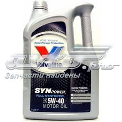 Моторное масло Valvoline SynPower 5W-40 Синтетическое 5л (VE11271)