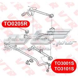 Сайлентблок заднего продольного рычага передний TO0205R VTR