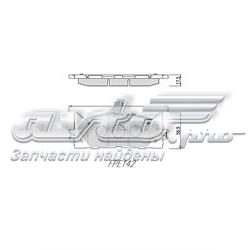 FPE142 Hankook Frixa Колодки передние