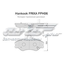 Колодки Hankook Frixa FPH06 цена, от 13.40 USD