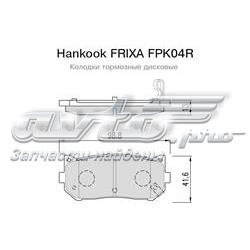 FPK04R Hankook Frixa Колодки передние