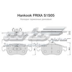 Передние тормозные колодки S1S05 Hankook Frixa