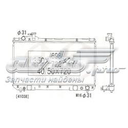 Radiador de esfriamento de motor Toyota RAV4 SXA 10