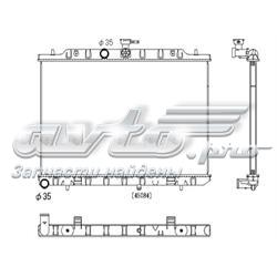 PL022173 Koyorad radiador de esfriamento de motor