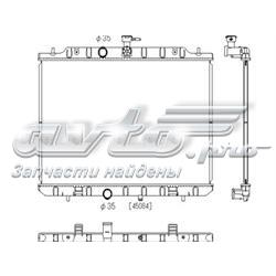 Радиатор охлаждения двигателя Koyorad PL022174R цена, от 136.50 USD