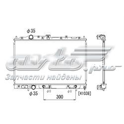 PL030611 Koyorad radiador de esfriamento de motor