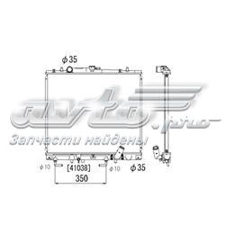 PL030697 Koyorad radiador de esfriamento de motor