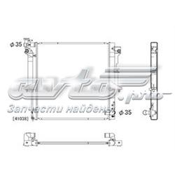 PL032310 Koyorad radiador de esfriamento de motor