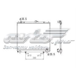 PL032072R Koyorad radiador de esfriamento de motor