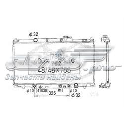 PL081259 Koyorad radiador de esfriamento de motor