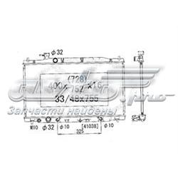 550132 NRF radiador de esfriamento de motor