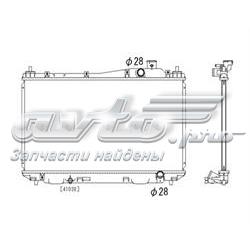 PL081167 Koyorad radiador de esfriamento de motor