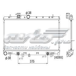 PL090865 Koyorad radiador de esfriamento de motor