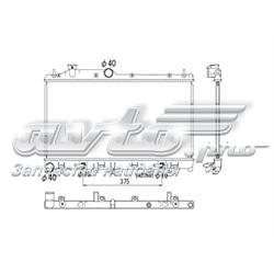 PL092522 Koyorad radiador de esfriamento de motor