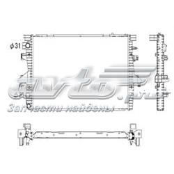 PL452396R Koyorad radiador de esfriamento de motor