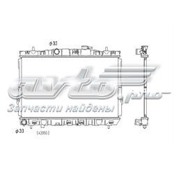 PL811700 Koyorad radiador de esfriamento de motor