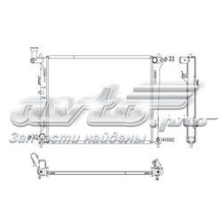 PL812454 Koyorad radiador de esfriamento de motor