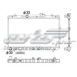 PL822448 Koyorad radiador de esfriamento de motor