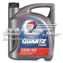 Моторное масло Total QUARTZ 7000 15W-50 Полусинтетическое 4л (148592)