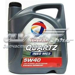 Моторное масло Total QUARTZ INEO MC3 5W-40 Синтетическое 5л (174777)