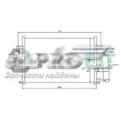 PR 1704C1 Profit radiador de aparelho de ar condicionado