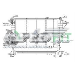 PR5076A4 Profit radiador de esfriamento de motor