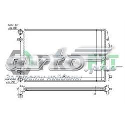 PR6402A2 Profit radiador de esfriamento de motor