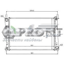 PR2562A3 Profit radiador de esfriamento de motor